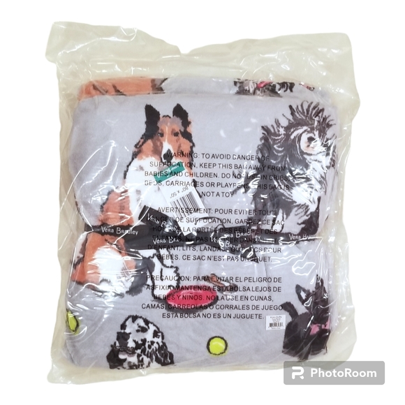 Vera Bradley Bedding Vera Bradley Fleece Throw Dog Show Poshmark